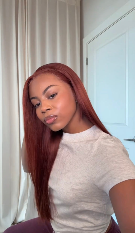 13x6 Reddish Brown Lace Front Wig