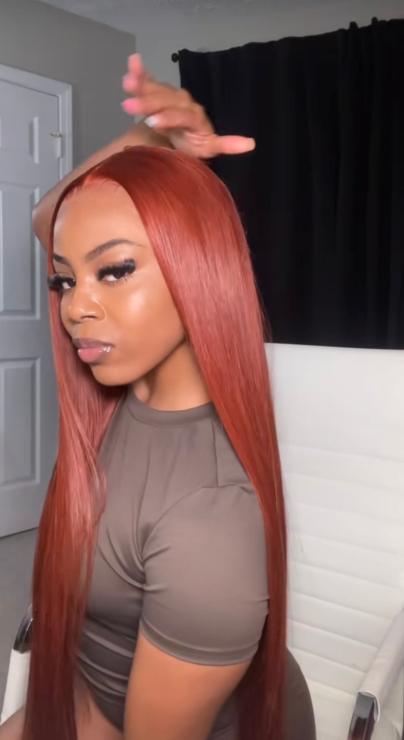 13x3.5 Ginger Frontal Wig