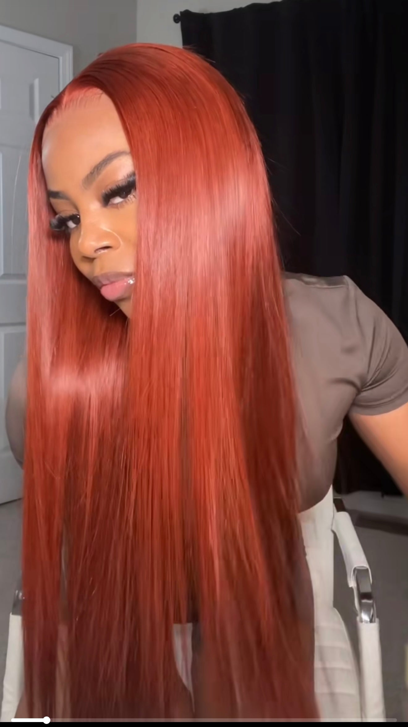 13x3.5 Ginger Frontal Wig